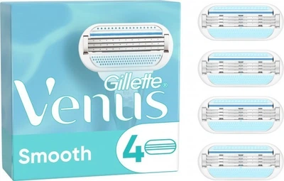 Змінні картриджі для гоління (леза, касети) жіночі Gillette Venus Smooth 4 шт