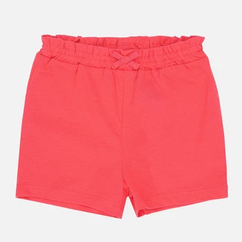 Детские шорты на резинке для девочки H&M 1145948 86 см Красные (KAY2000001541425)