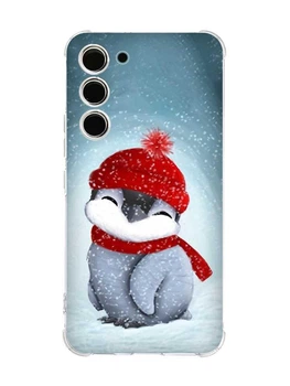 Чохол з потовщеними кутами на Samsung Galaxy S23 Пінгвіненя (принт 157)