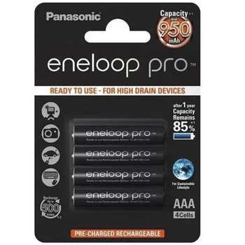 Аккумулятор Panasonic Eneloop Pro AAA 950 mAh 4шт