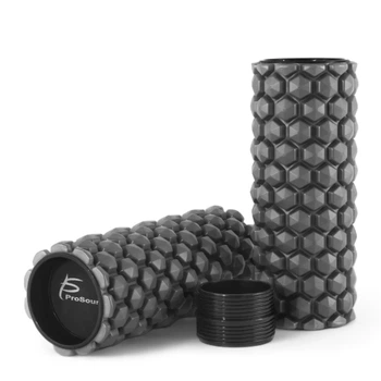 Ролик массажный ProsourceFit HEXA Roller, 61/30x12.7 см, PS-2162-GY (серый)