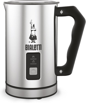 Електричний піноутворювач молока Bialetti MK01 Aluiminum 0,2 л / Збивач молочної піни / Капучинатор