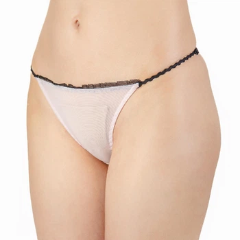 Трусики-стринги женские из сеточки на регуляторах Felisiya Lingerie Нежно-розовый 204-019c170 One size