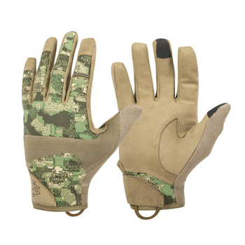 Перчатки тактические Helikon-Tex Range Tactical Gloves - PenCott WildWood/Coyote A, размер M