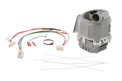00654575 Циркуляционный насос (мотор) для посудомоечной машины Bosch, Siemens (для узких моделей)