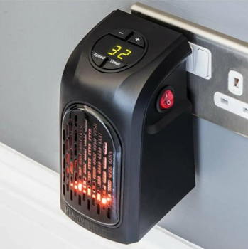 Тепловентилятор Handy Heater 400W комнатный мини обогреватель работа от розетки контроль температуры