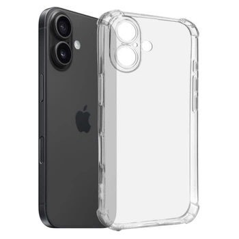 Чехол Fiji Proof для Apple iPhone 16 прозрачный бампер с усиленными бортами Transparent