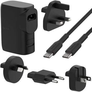 Ładowarka-Powerbank podróżna Belkin 5000 mAh 25 W z końcówkami Black (745883864973)