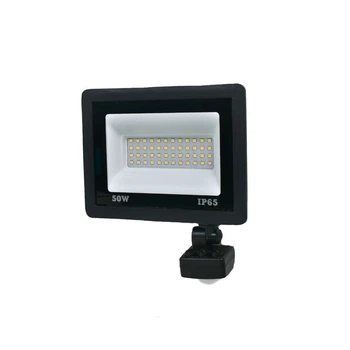 Прожектор светодиодный LIGHTWELL LW-FL-B-50-S 50 W с датчиком движения