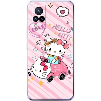 Силіконовий Чохол з Картинкою для Vivo V21 Принт (Хелло Кітті, Hello Kitty) (43146-ysm032)
