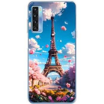 Силіконовий Чохол з Картинкою для TCL 20L Plus Принт (Париж, Ейфелева Вежа) (56080-ysm035)