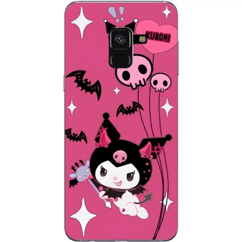 Силиконовый Чехол с Картинкой для Samsung Galaxy A8 2018 (A530) Принт (Куроми, Kuromi) (32657-ysm031)