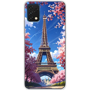 Силиконовый Чехол с Картинкой для Umidigi A11S Принт (Париж, Эйфелева Башня) (56085-ysm036)