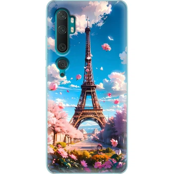 Силіконовий Чохол з Картинкою для Xiaomi Mi Note 10 Pro Принт (Париж, Ейфелева Вежа) (038537-ysm035)