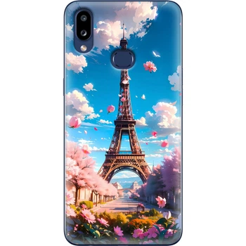 Силиконовый Чехол с Картинкой для Samsung Galaxy A10s (A107) Принт (Париж, Эйфелева Башня) (37944-ysm035)
