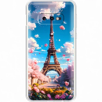 Силіконовий Чохол з Картинкою для Samsung Galaxy S10E (G970) Принт (Париж, Ейфелева Вежа) (35855-ysm035)
