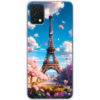 Силиконовый Чехол с Картинкой для Umidigi A11S Принт (Париж, Эйфелева Башня) (56085-ysm035)