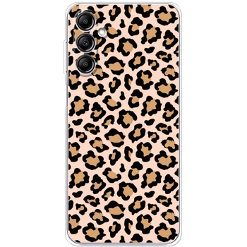 Силиконовый Чехол с Картинкой для Samsung Galaxy M35 5G (M356) Принт (Леопардовый, leo) (57964-ysm033)