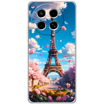 Силиконовый Чехол с Картинкой для Tecno Camon 30 Принт (Париж, Эйфелева Башня) (57618-ysm035)
