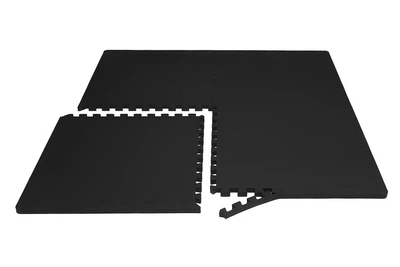 Пазл-мат для тренировок (6 секций) ProsourceFit Puzzle Mat, 19 мм (черный), PS-2997-3/4-BK
