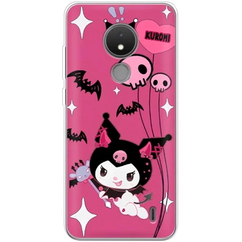 Силиконовый Чехол с Картинкой для Nokia C21 Принт (Куроми, Kuromi) (44563-ysm031)