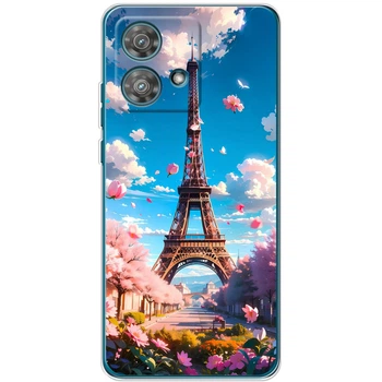 Силіконовий Чохол з Картинкою для Motorola Edge 40 Neo Принт (Париж, Ейфелева Вежа) (50711-ysm035)