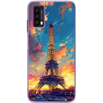 Силиконовый Чехол с Картинкой для Blackview A90 Принт (Париж, Эйфелева Башня) (45464-ysm038)