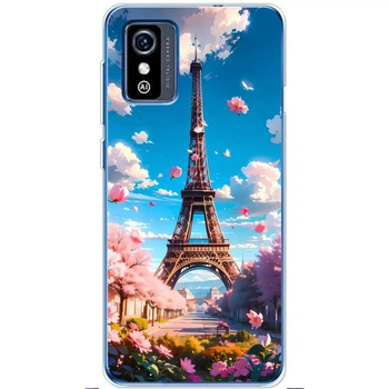 Силиконовый Чехол с Картинкой для ZTE L9 Принт (Париж, Эйфелева Башня) (50592-ysm035)