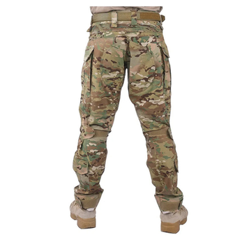 Бойові чоловічі штани G3 Combat Pants без наколінників Мультикам 3XL KL879