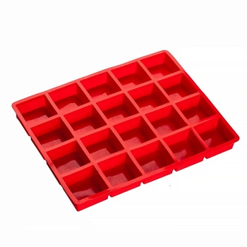 Силиконовая форма CUMENSS AI-820 Cube 20 Red для льда