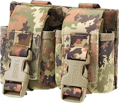 Подсумок Defcon 5 Porta Granate MOLLE Doppio. Camo