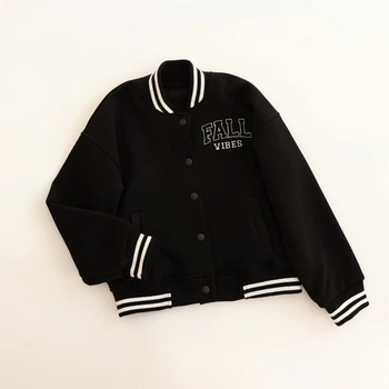 Бомбер дитячий FALL VIBES Alwair Kids Чорний 146см 81009