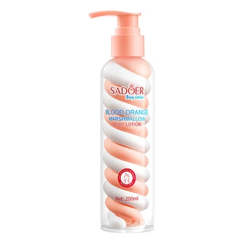 Лосьйон для тіла з ароматом маршмеллоу та апельсину Sadoer nicotinamide marshmallow body lotion, 200мл