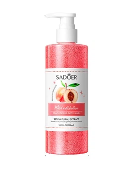 Скраб для тела с экстрактом персика Sadoer peach scrub, 300г