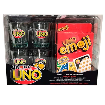 Настольная игра BauTech Drink UNO в комплекте 4 рюмки (1014-830-00)