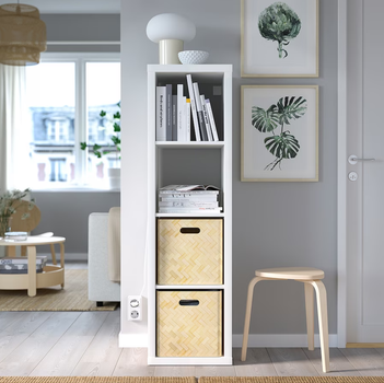 СТЕЛЛАЖ белый MS234 совместим с аксессуарами IKEA KALLAX
