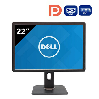 Монитор Широкоформатный Dell Professional P2213t / 22" (1680x1050) TN / DisplayPort, VGA, DVI, USB 2.0 / VESA 100x100 б/у