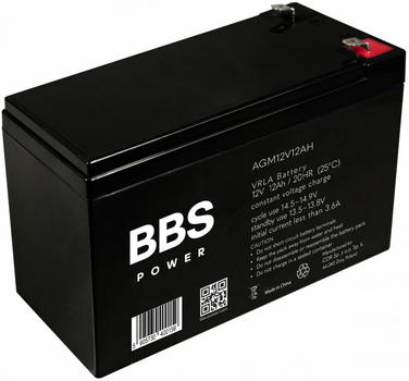 Аккумулятор BBS Power AGM12V12AH AGM VRLA 12 V 12 Ah