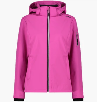 Куртка CMP Jacket Zip Hood Softshell Pink 39A5006-B818 34