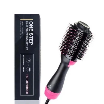 Фен-щітка для укладання волосся One Step Hair Dryer and Styler 9899 3в1 керамічний 1000 Вт Чорний 7494