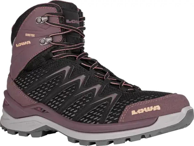 Ботинки с Gore-Tex Lowa Innox Pro GTX MID W 40 Black-Brown Rose