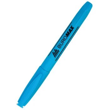 Текстовий маркер BuroMax 2-4 мм блакитний (BM.8903-02)