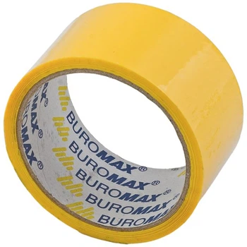 Упаковочная лента BuroMax желтая 48 мм х 35 м (BM.7007-08)