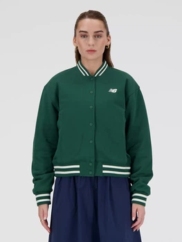 Бомбер жіночий New Balance Greatest Hits WJ41509NWG XL Зелений (197375432663)