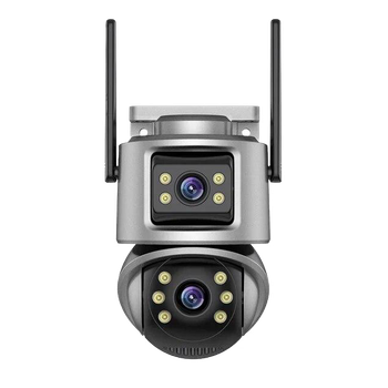 Бездротова поворотна камера GreenVision GV-201-IP-M-DOС30-30 SD 3 Мп Сірий (11547)