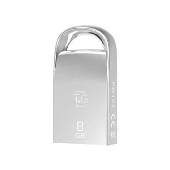Флеш память USB T&G 107 Metal 8Gb