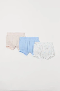 Шорти 3 шт H&M 270831447 50 Комбінований