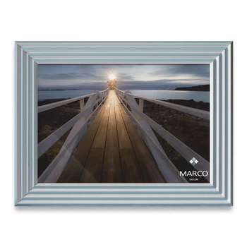 Фоторамка MARCO DECOR 4017 - 505 13х18 см, блакитна з білим