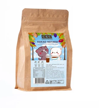 Какао-напій C&C Chocolate and Cacao Котики 350 г