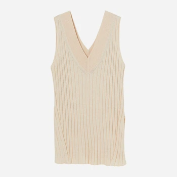 Жилет женский H&M 060971024_cream XL Кремовый (KOZ6666000332035)